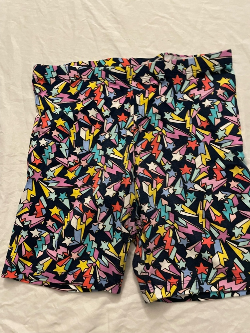 wonder nation Multicolor Star & Lightning Print Shorts - Navy Base